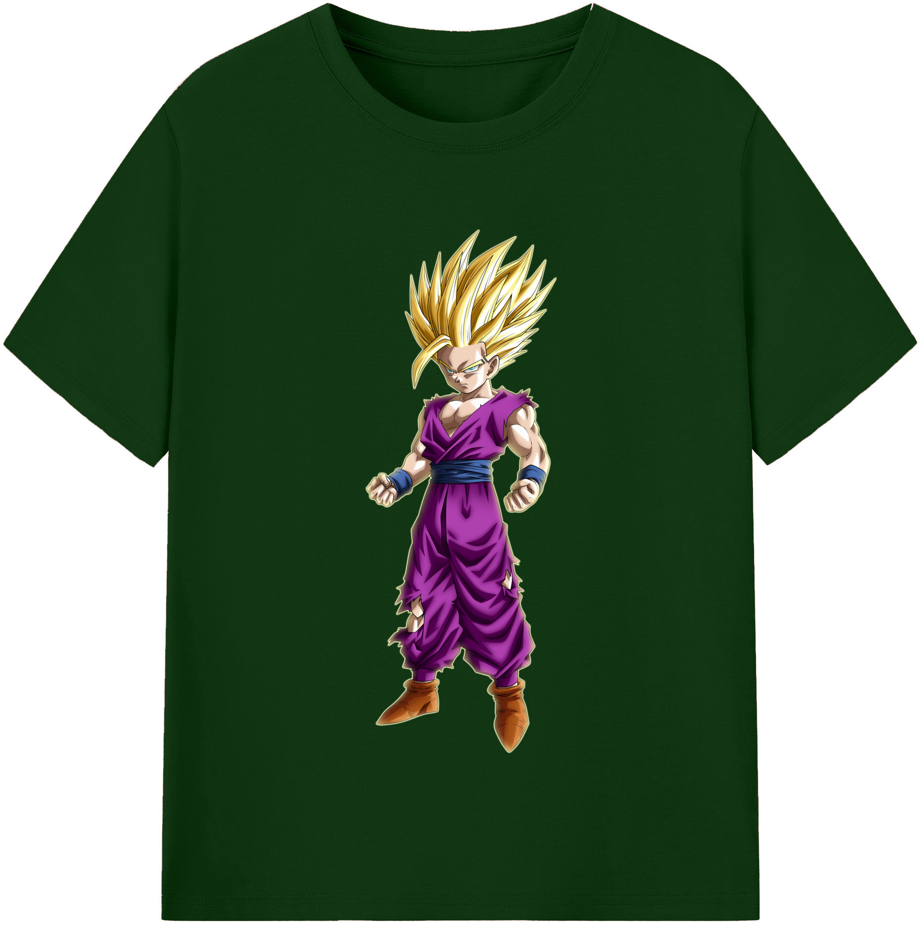 （画像用） ドラゴンボール 孫 悟飯（そんごはん）DRAGON BALL Son Gohan 綿100％半袖Tシャツ（フロントプリント）